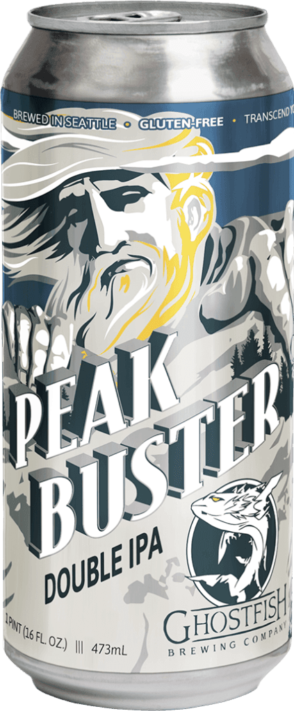 Peak Buster Double IPA by Ghostfish Brewing Company