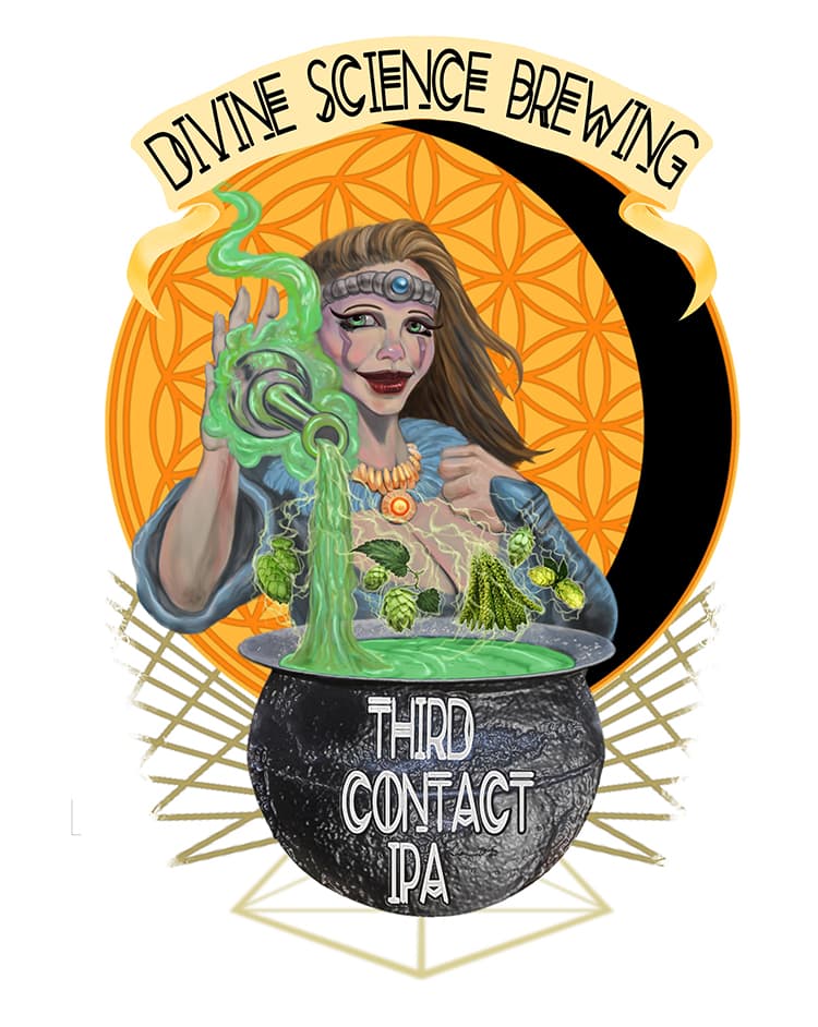 Third Contact IPA by Divine Science Brewing